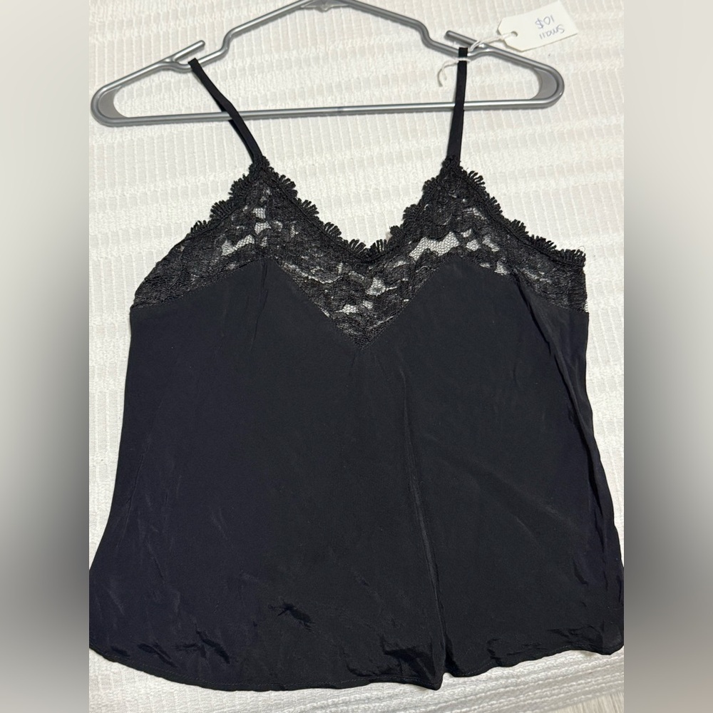 Elegant Black Lace Cami Top